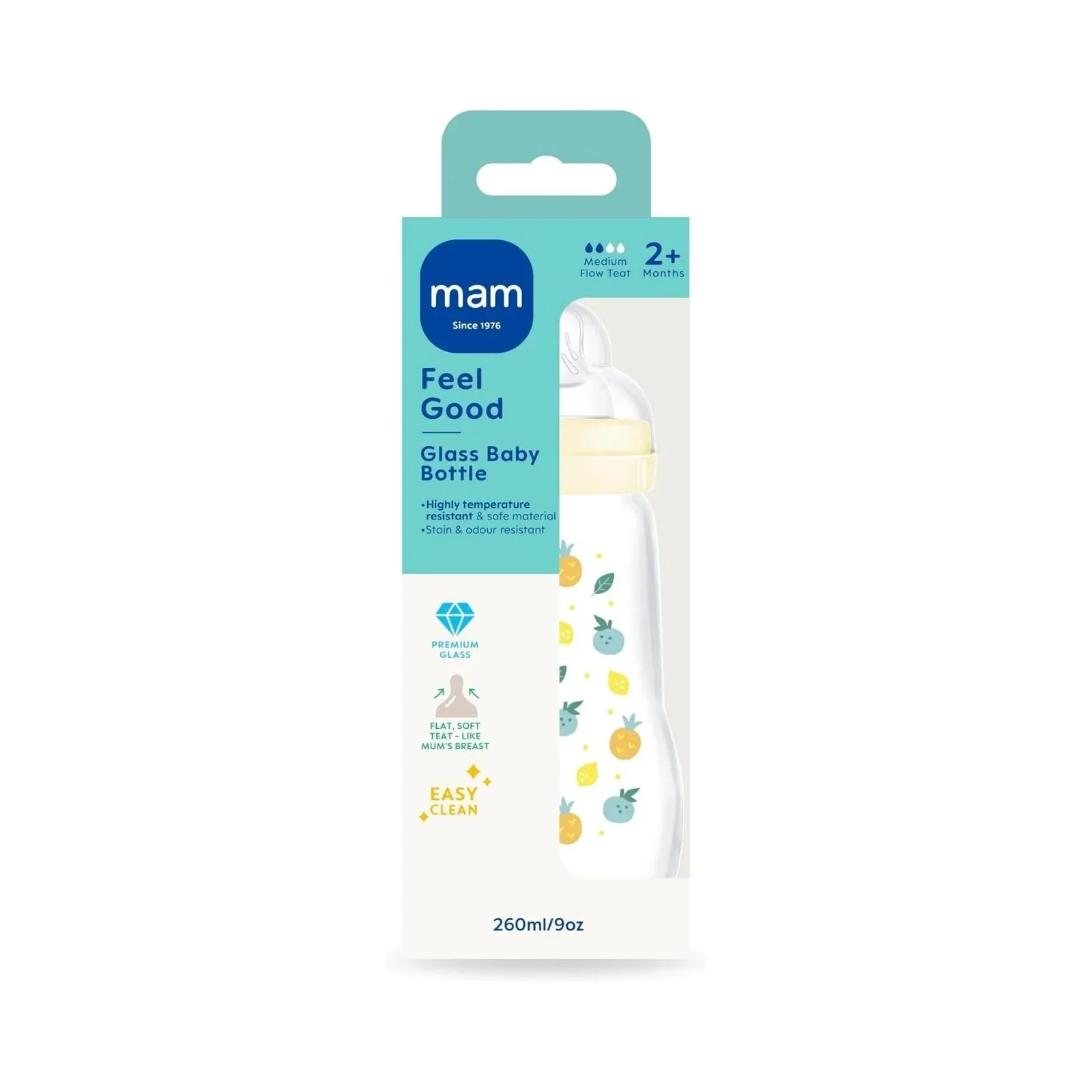 MAM Feel Good Glass Bottle 260ml - Image 6