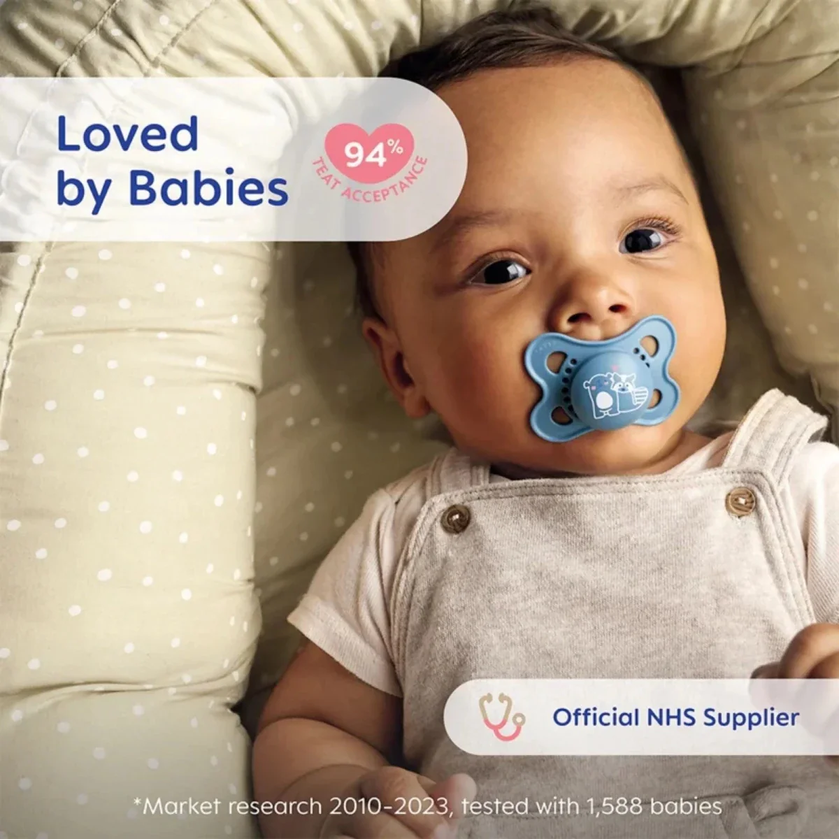 MAM Original Soother 0-6 months Pack of 2 - Blue - Image 5