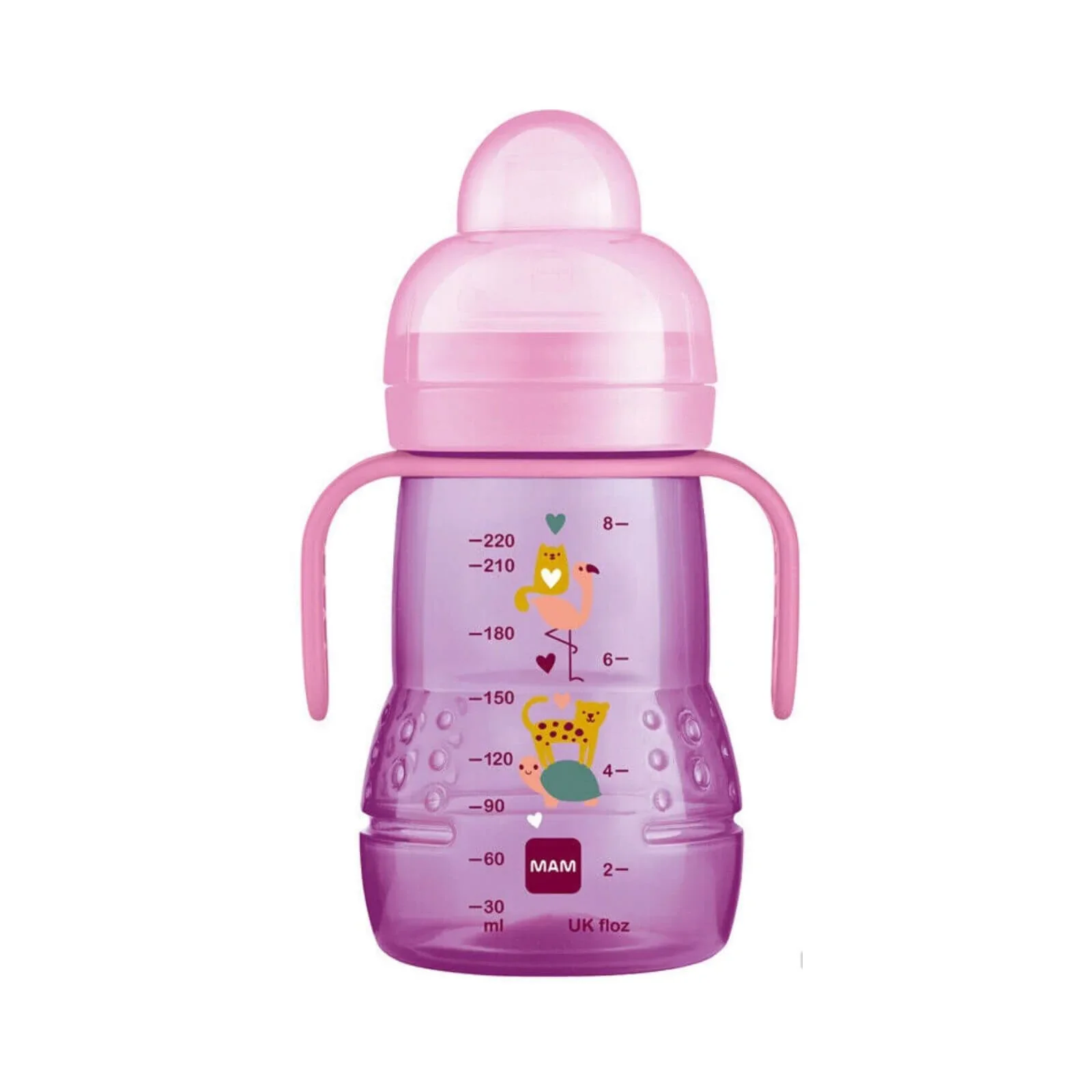 MAM Trainer Cup 2-in-1 220ml - Pink - Image 2