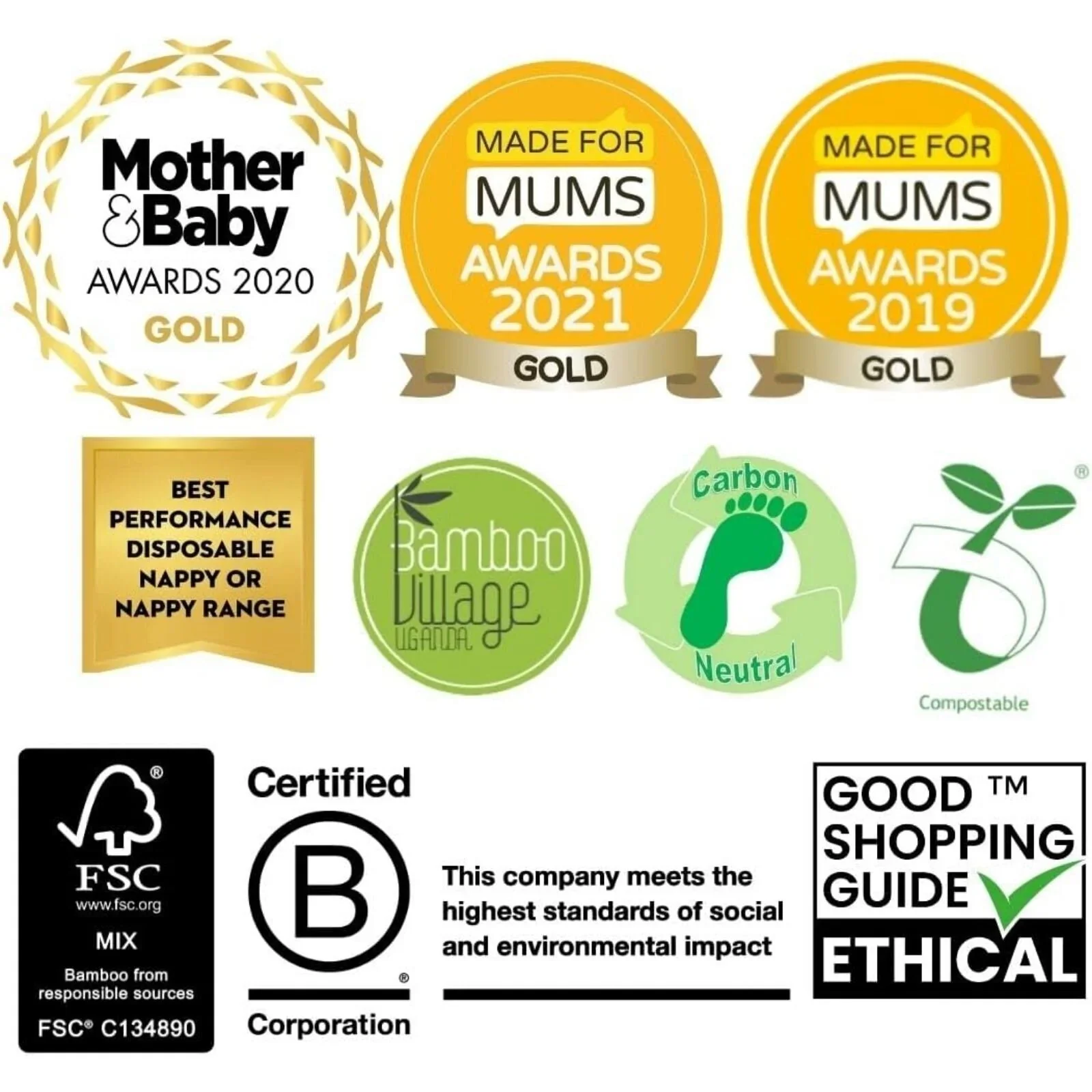 Mama Bamboo Sustainable Bamboo Size 4 - 26 nappies - Image 7