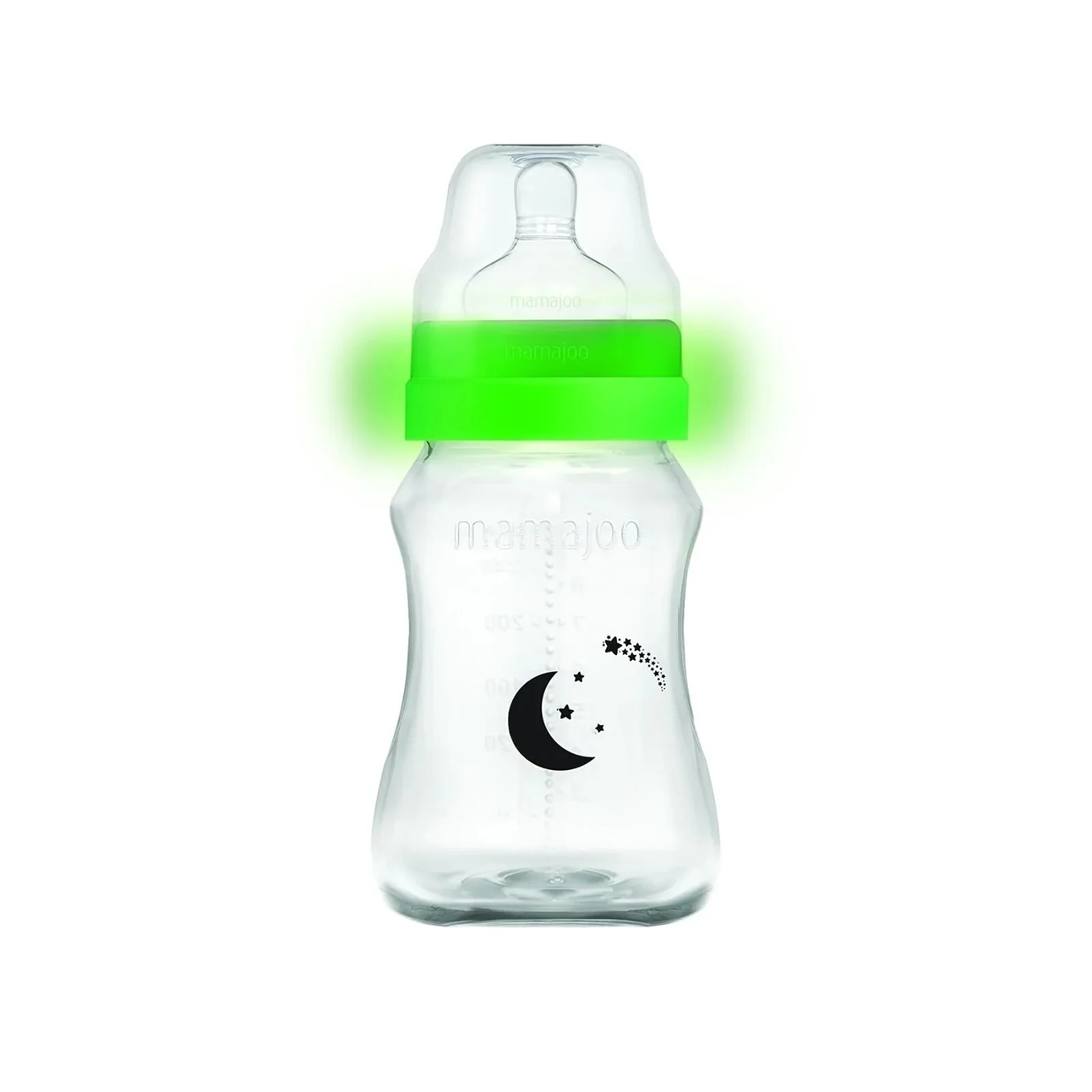 Mamajoo Anti-Colic Glow PP Baby Bottle 6+ months 250ml - Image 2