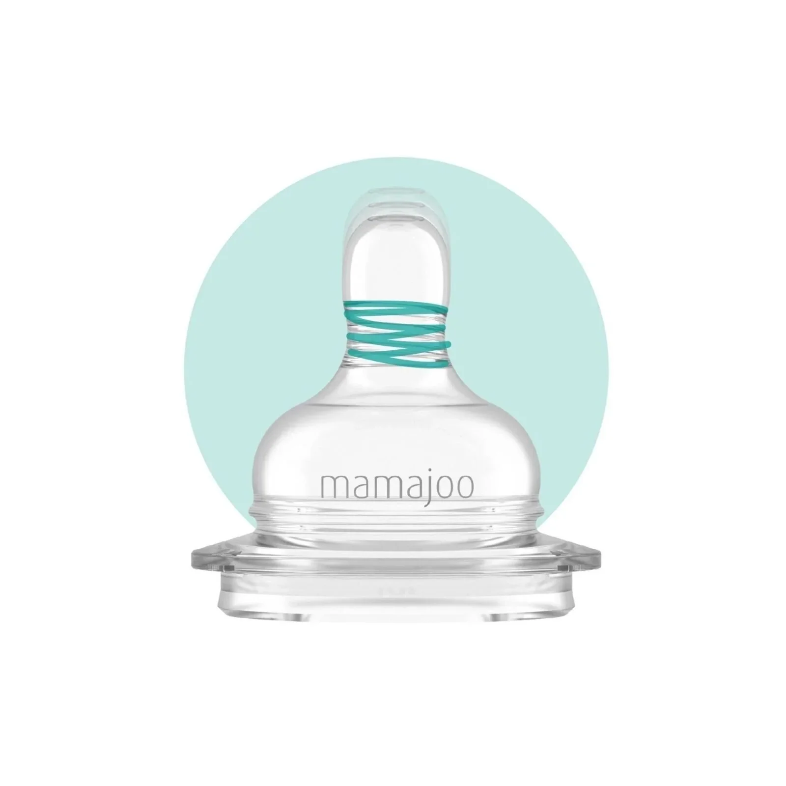 Mamajoo Anti-Colic PP Baby Bottle Medium Flow 6+ months 250ml - Silver - Image 4