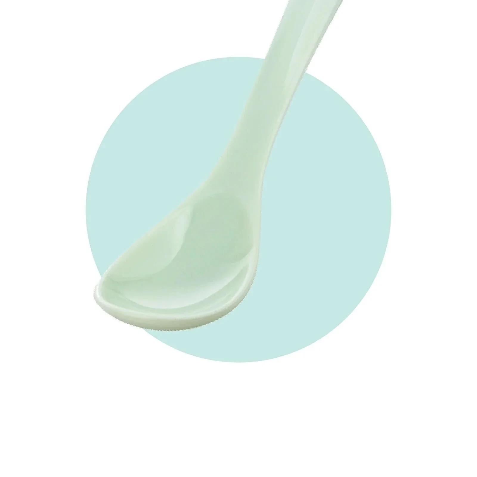 Mamajoo Silicone Spoons with Case Pack of 2 - Green & Blue - Image 3
