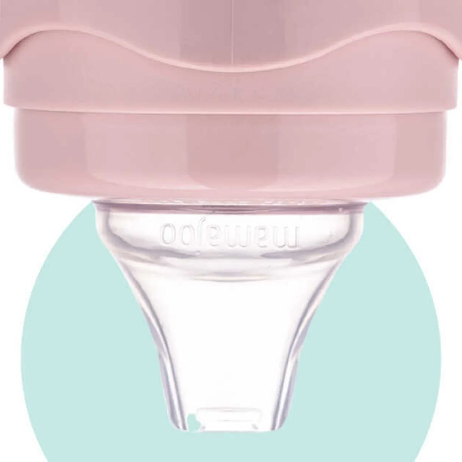 Mamajoo Training Cup with Handles 6+ months 160ml - Powder Pink - Image 5
