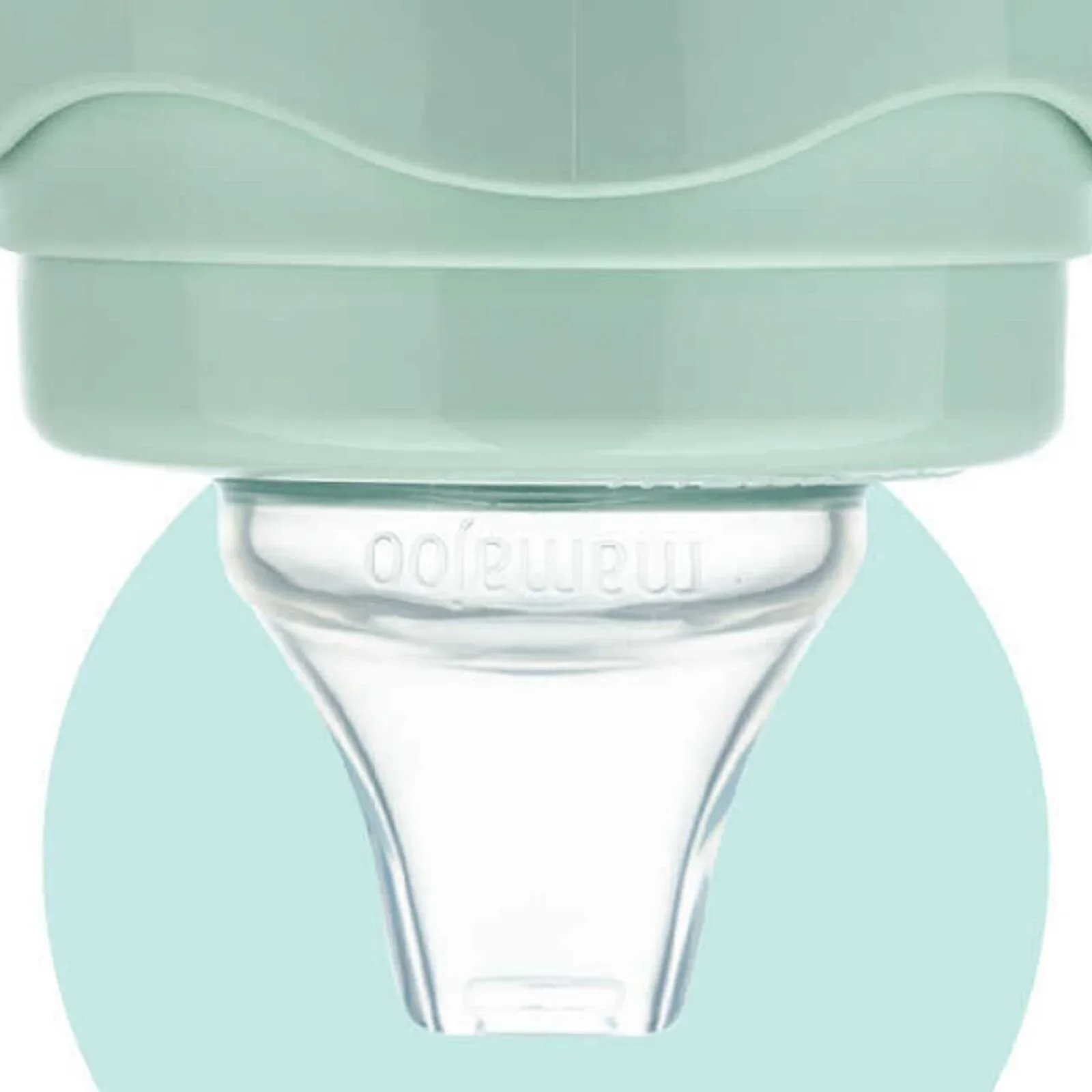 Mamajoo Training Cup with Handles 6+ months 160ml - Powder Green - Image 5