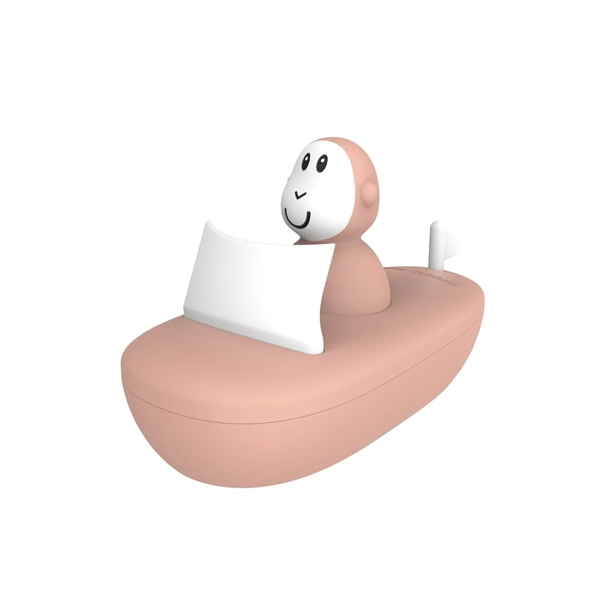 Matchstick Monkey Bathtime Boat Set - Dusty Pink - Image 2