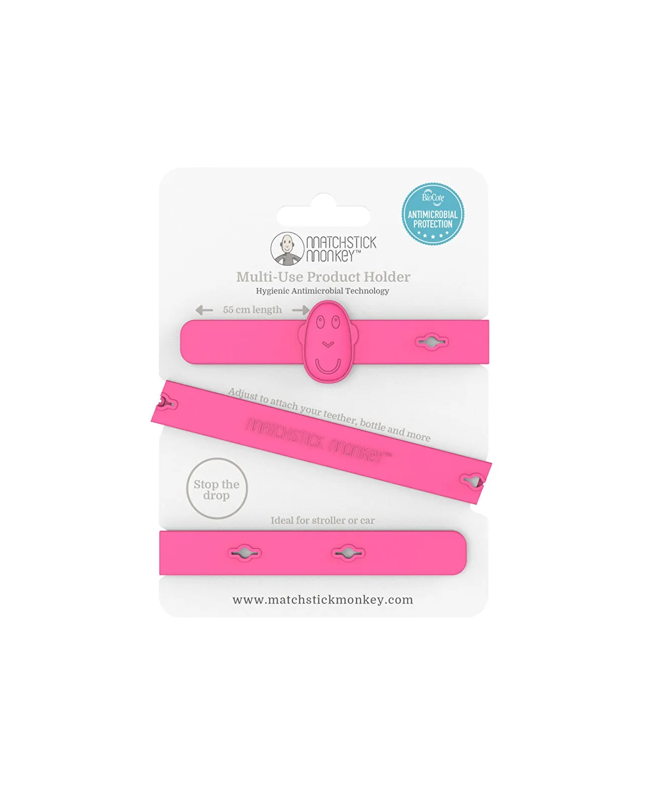 Matchstick Monkey Multi Use Product Holder - Pink - Image 3