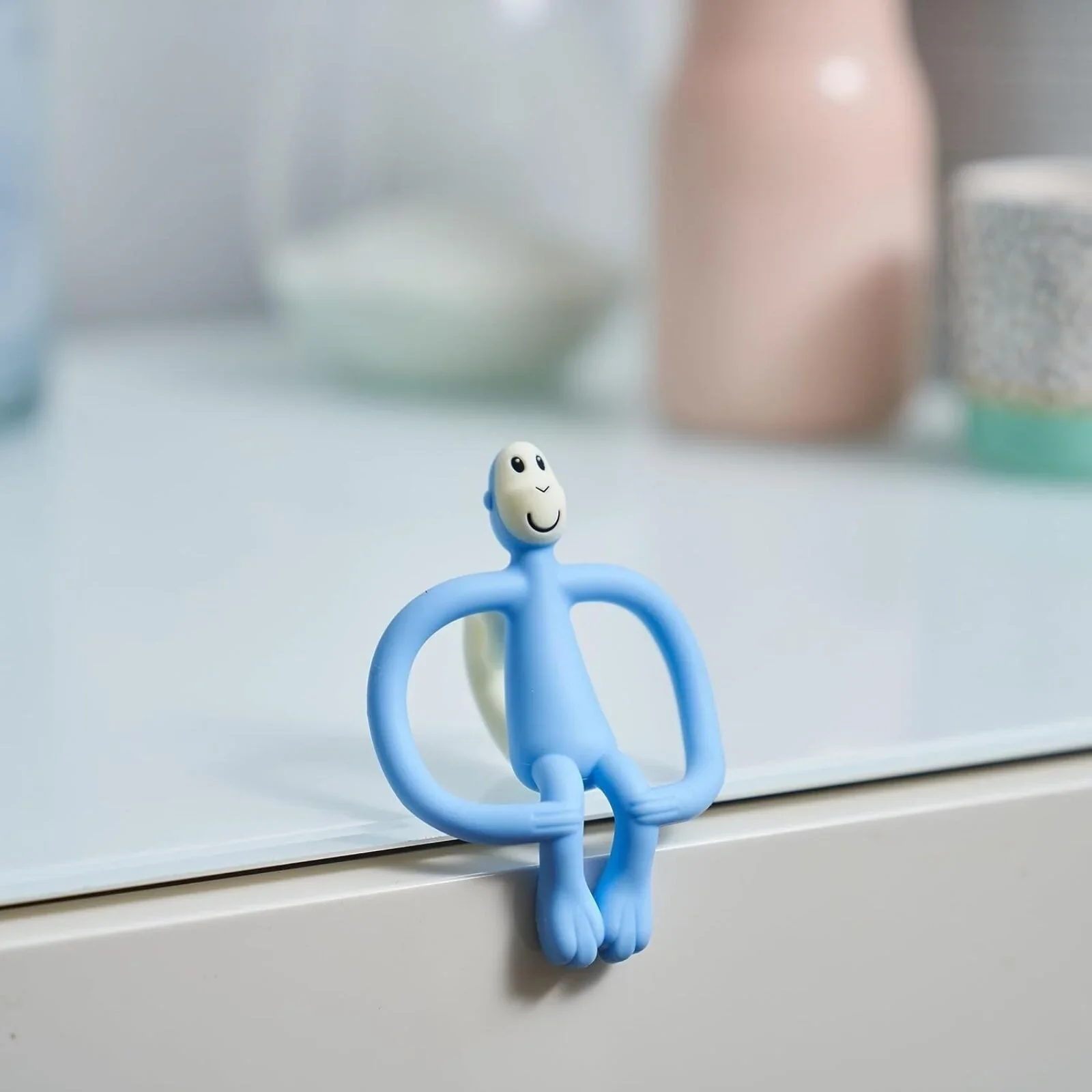 Matchstick Monkey Original Teething Toy - Light Blue - Image 5