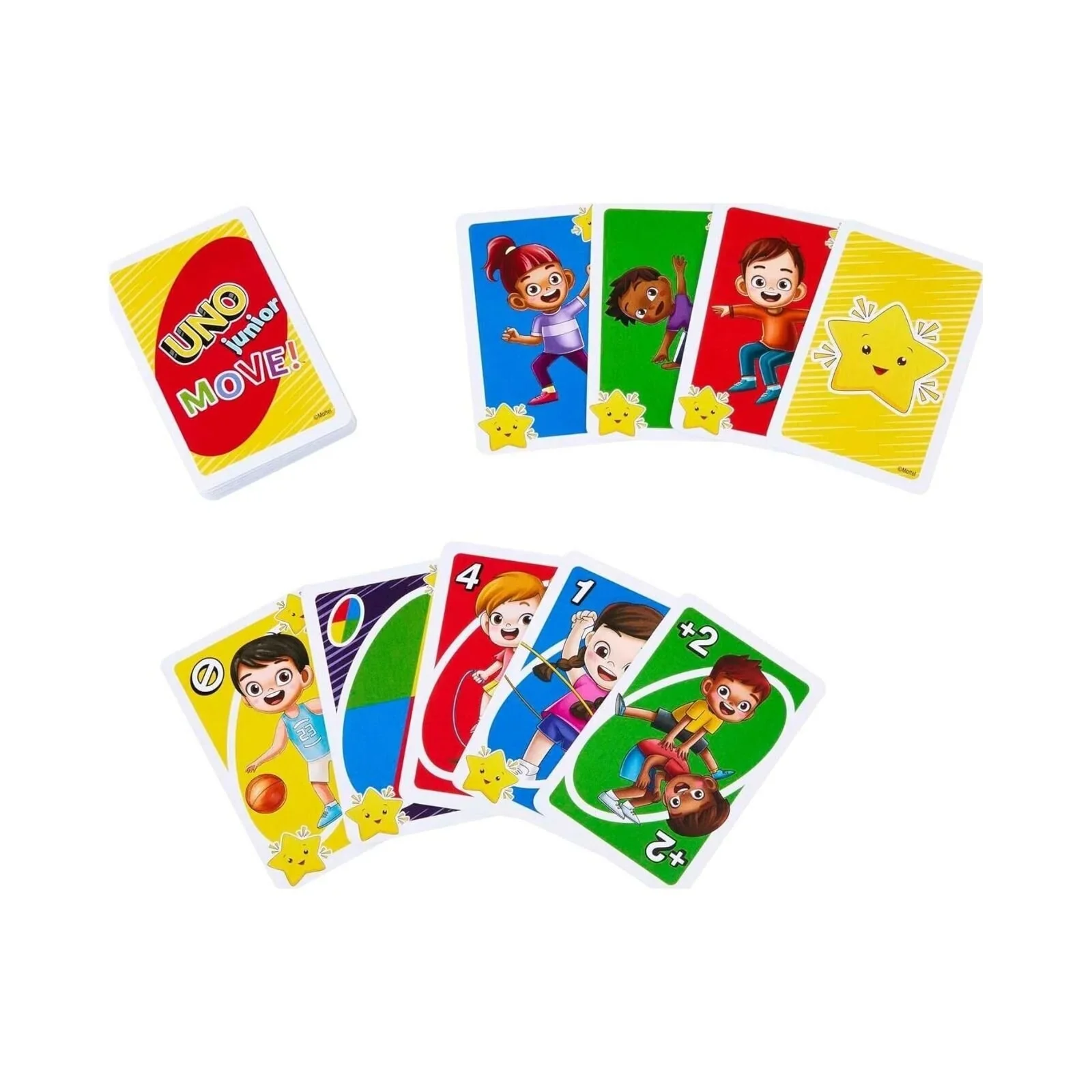 Mattel Uno Junior Move Card Game - Image 3