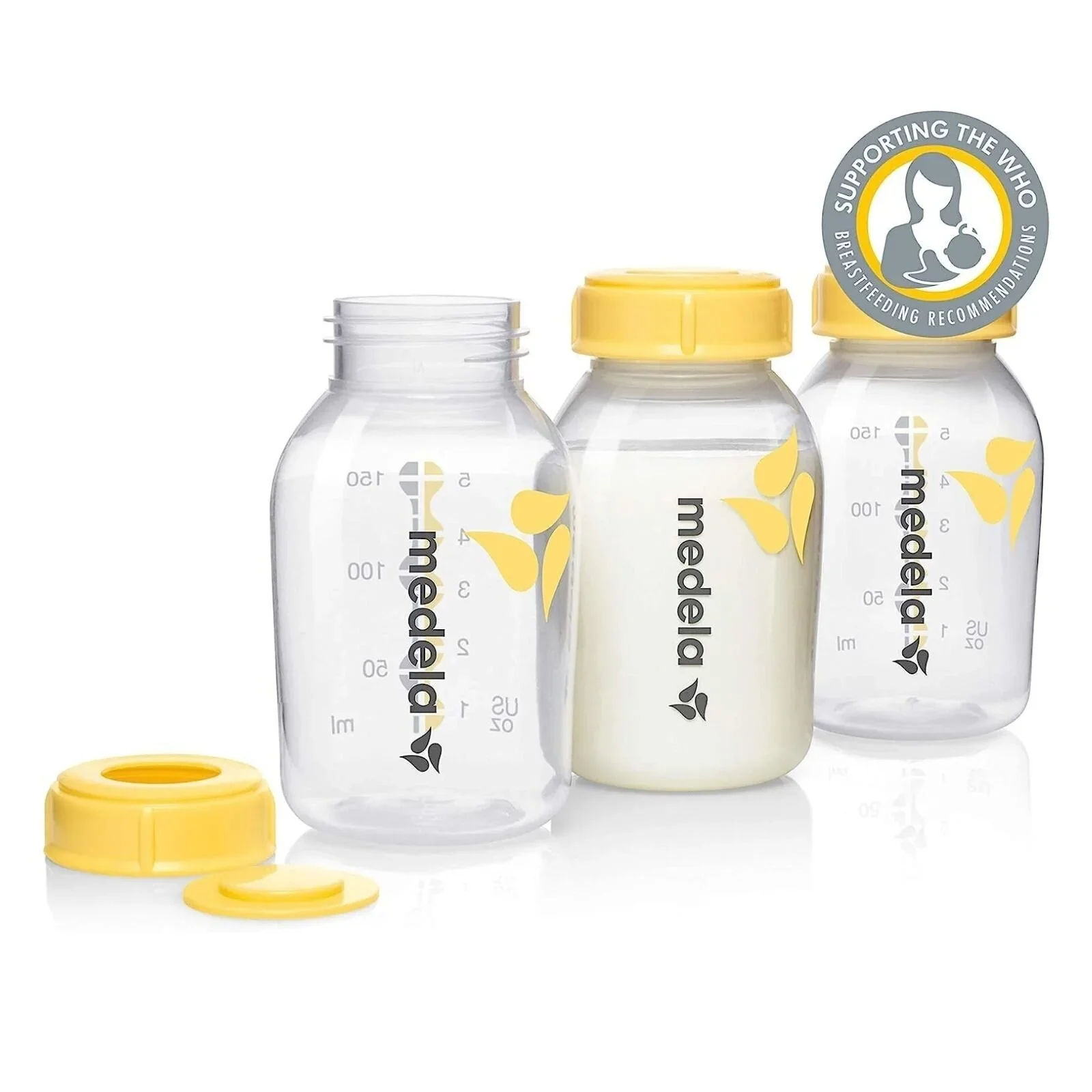 Medela Breastmilk Storage Bottles 150ml 3 pcs - Image 3
