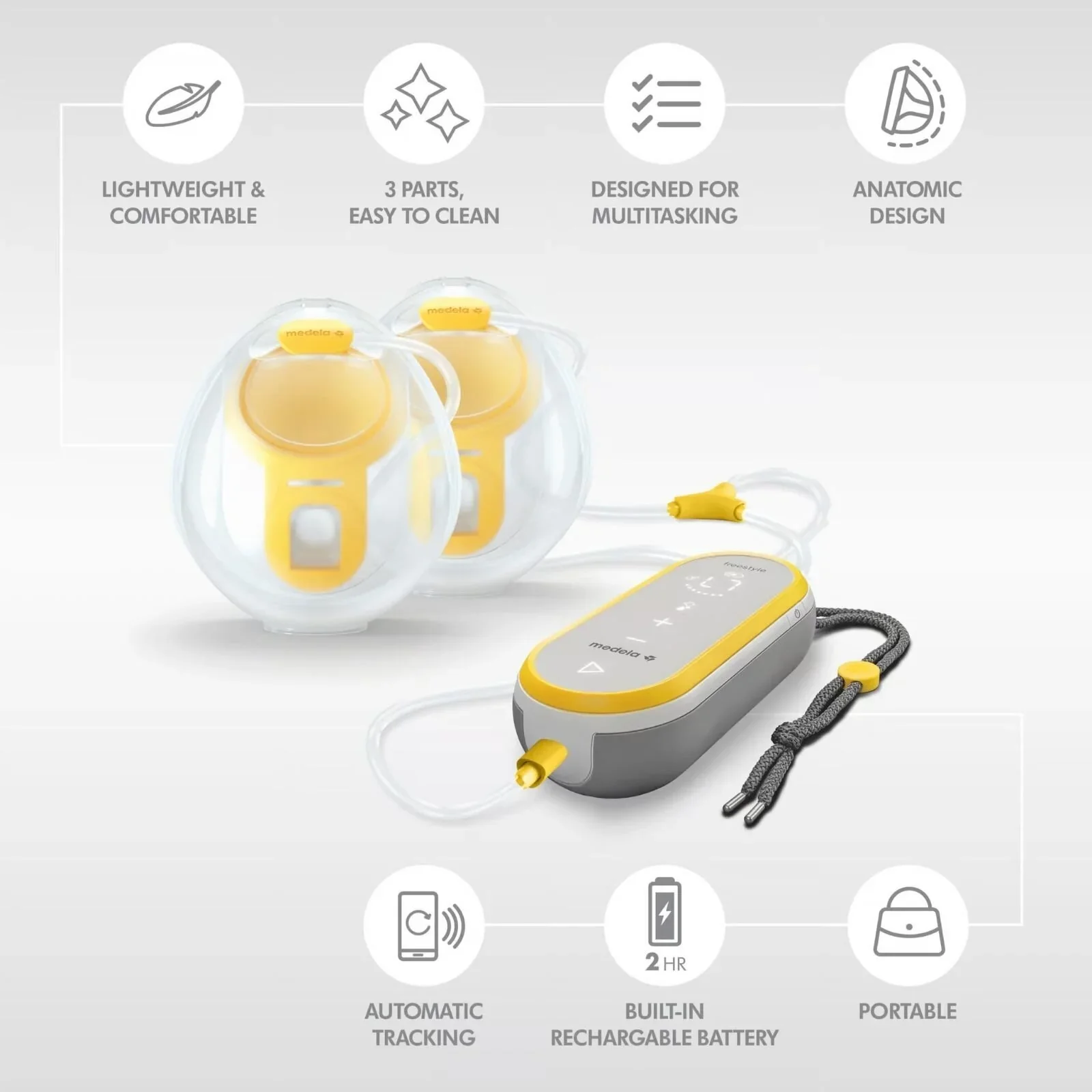 Medela Freestyle Hands-Free Double Electric Breast Pump - Image 2