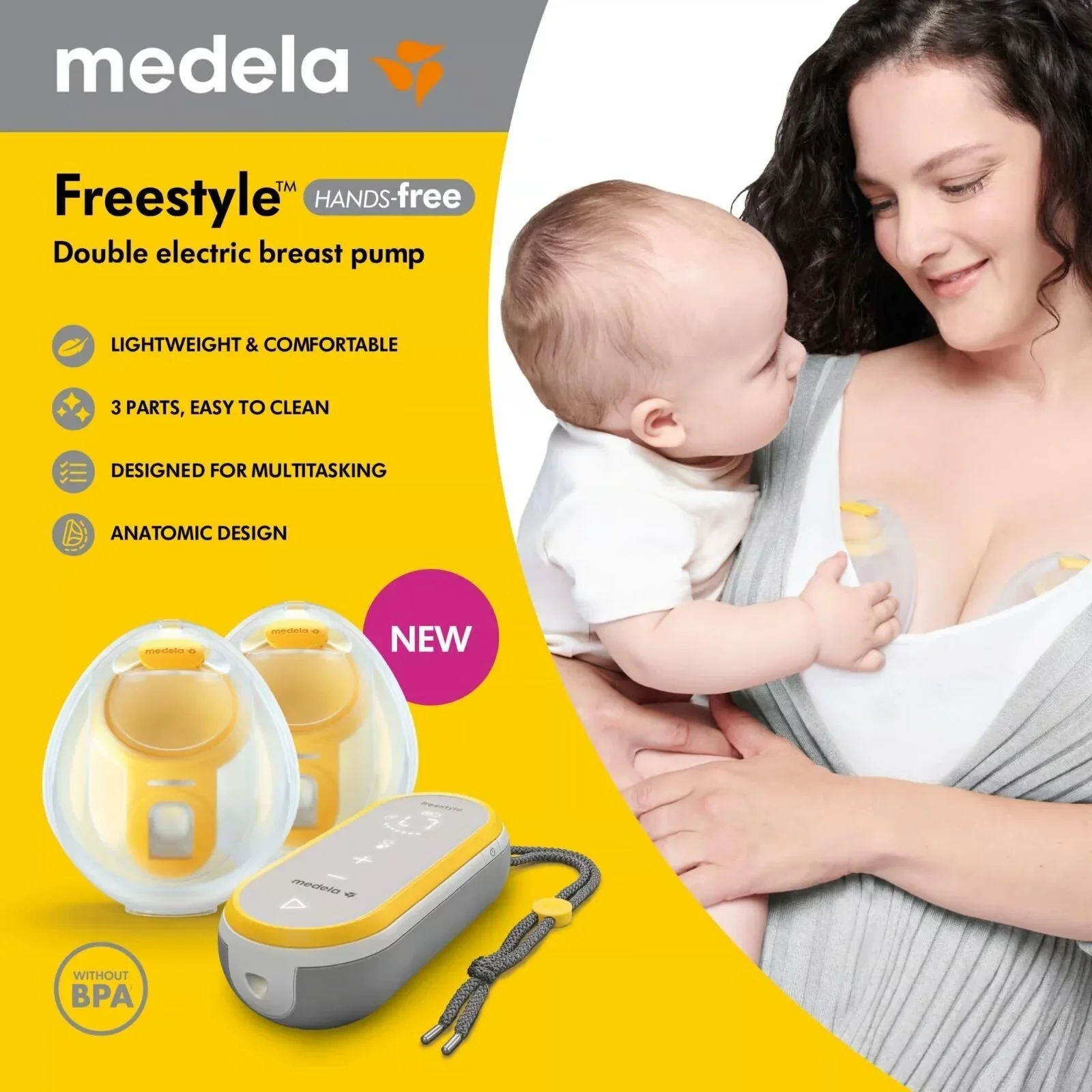 Medela Freestyle Hands-Free Double Electric Breast Pump - Image 7
