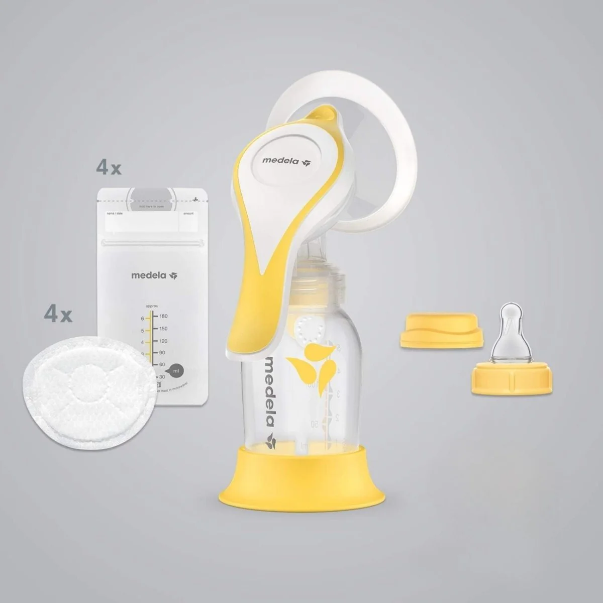 Medela Harmony Manual Breast Pump & Feed Set - Image 2