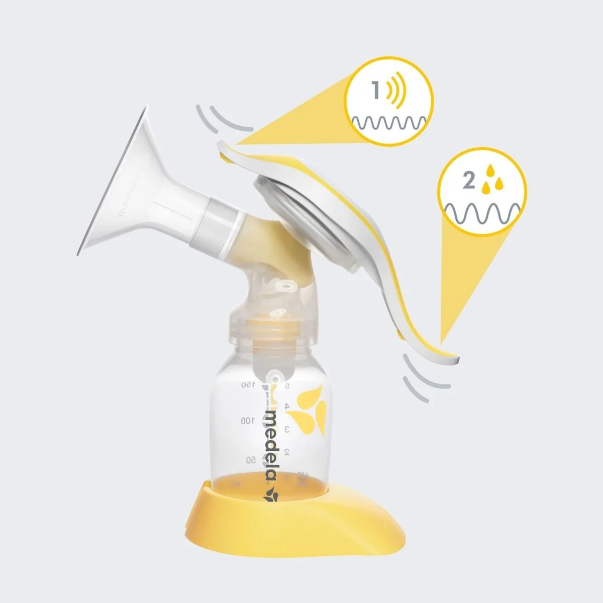 Medela Harmony Manual Breast Pump & Feed Set - Image 4