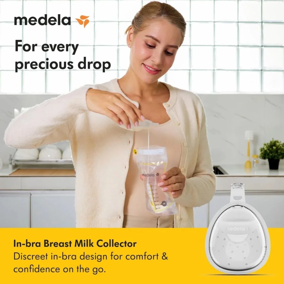 Medela InBra Breastmilk Collector Pack of 2 - Image 3