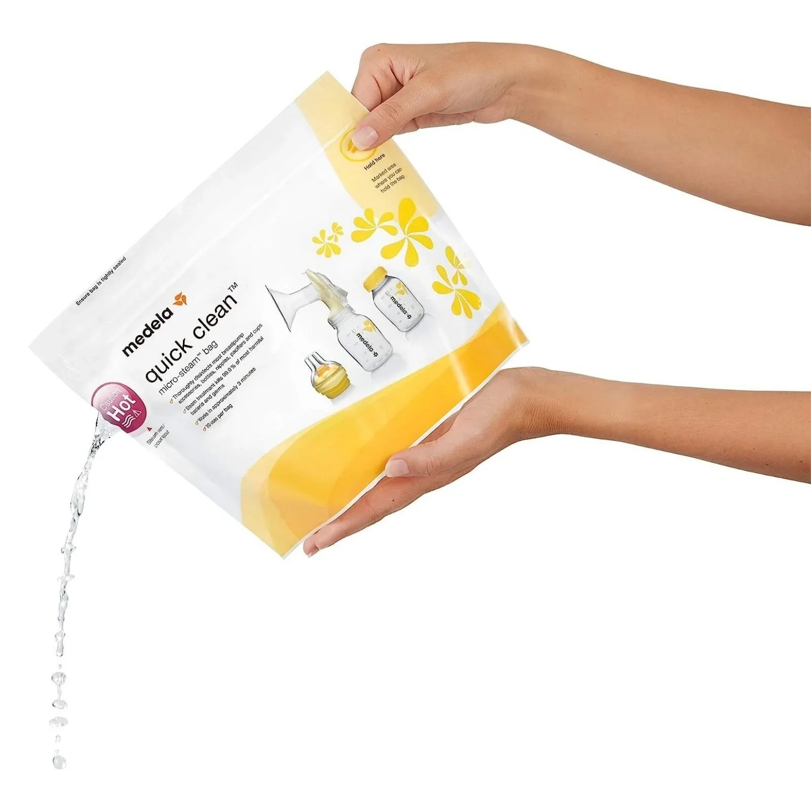 Medela Quick Clean Micro-Steam Bags Pack of 5 - Image 5