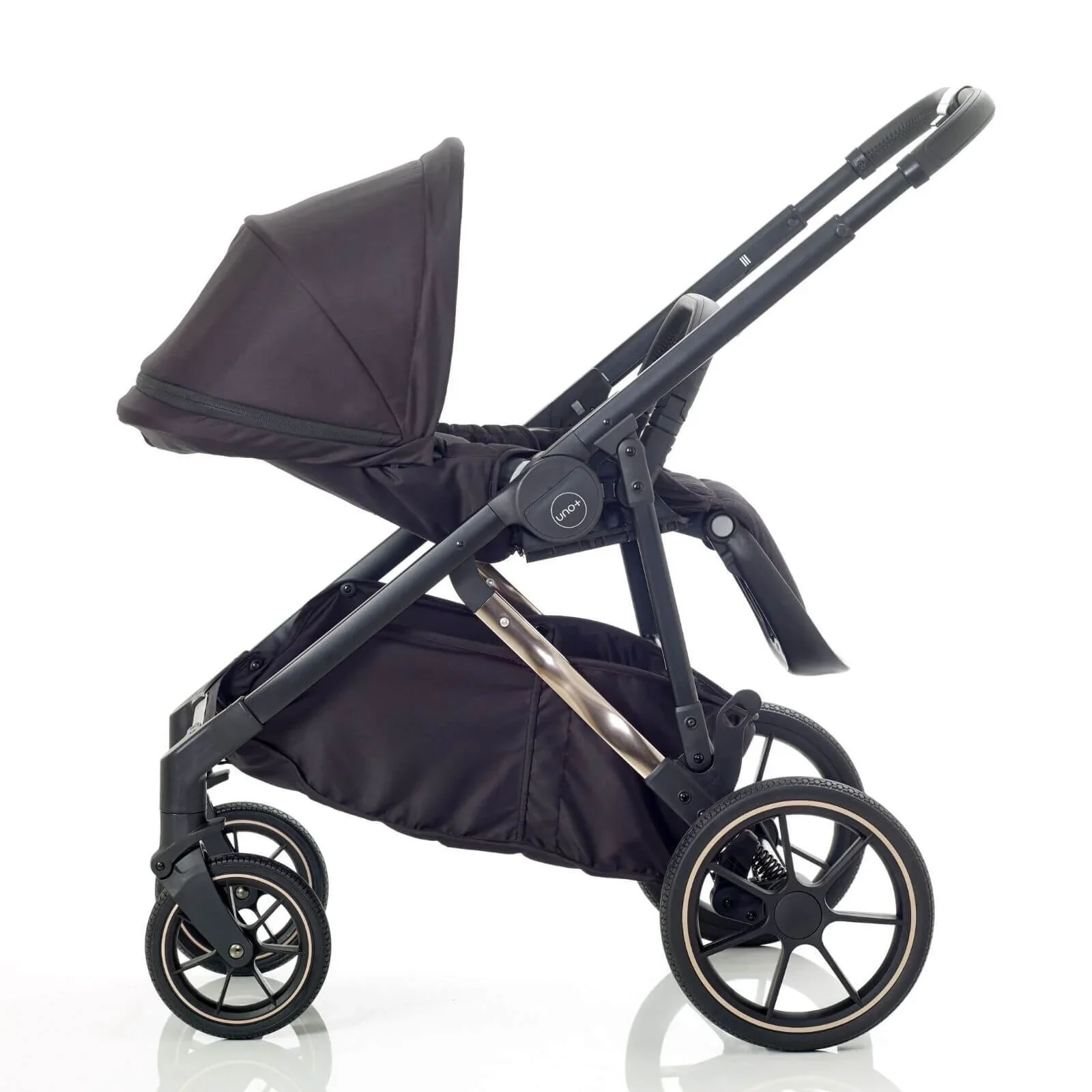 Mee-Go UNO Plus 3-in-1 Travel System - Black/Chrome - Image 7