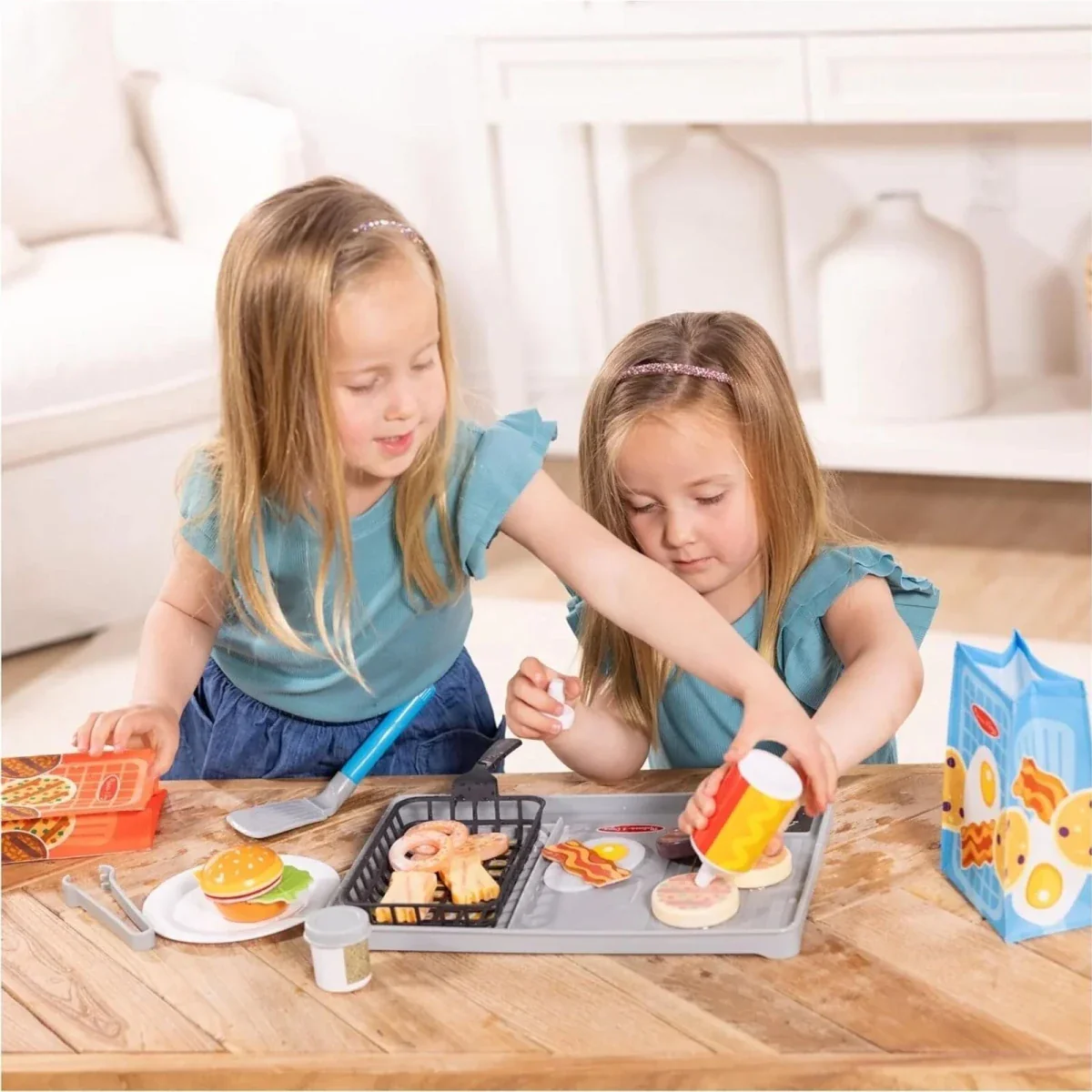 Melissa & Doug Flip & Fry Grill Play Set - Image 10