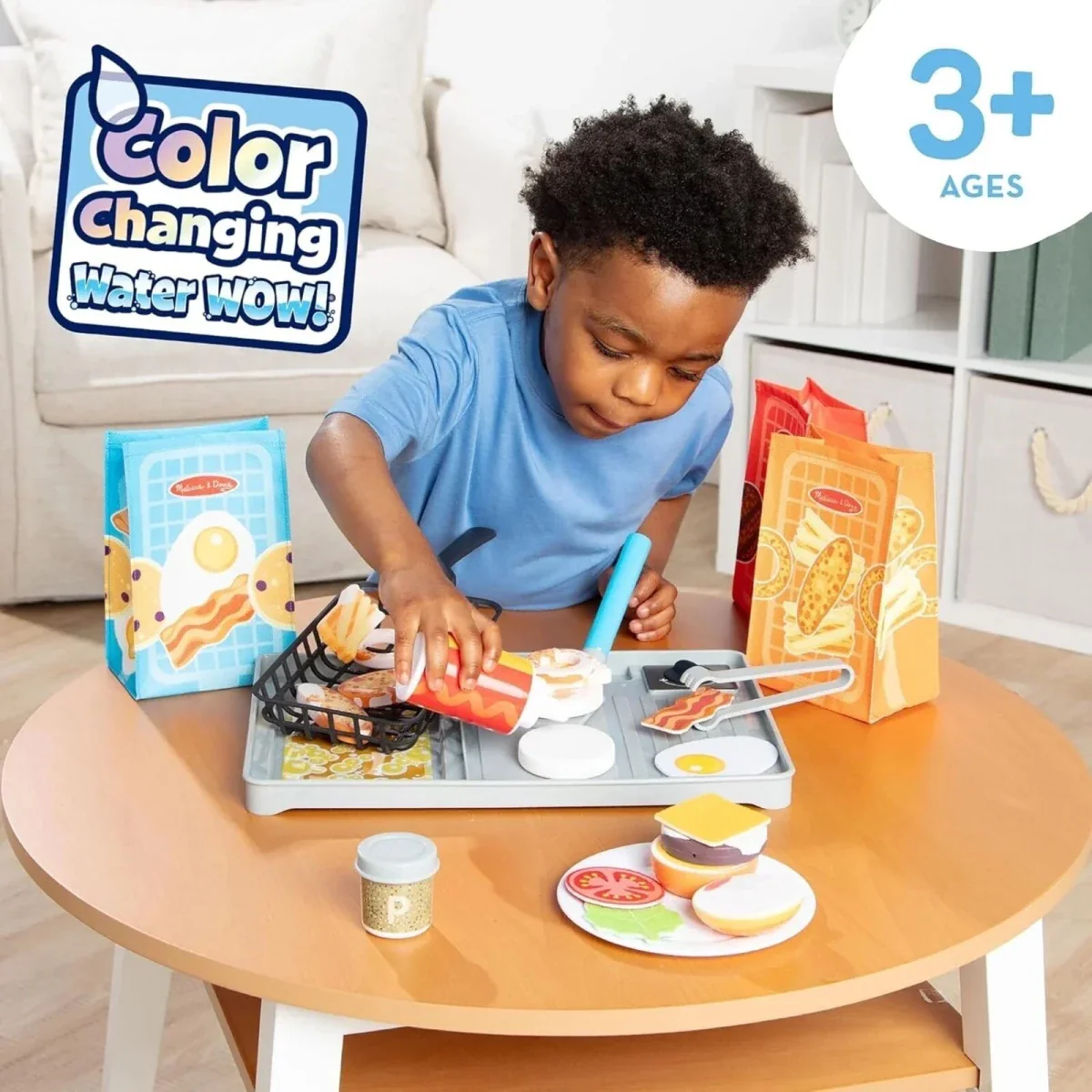 Melissa & Doug Flip & Fry Grill Play Set - Image 11
