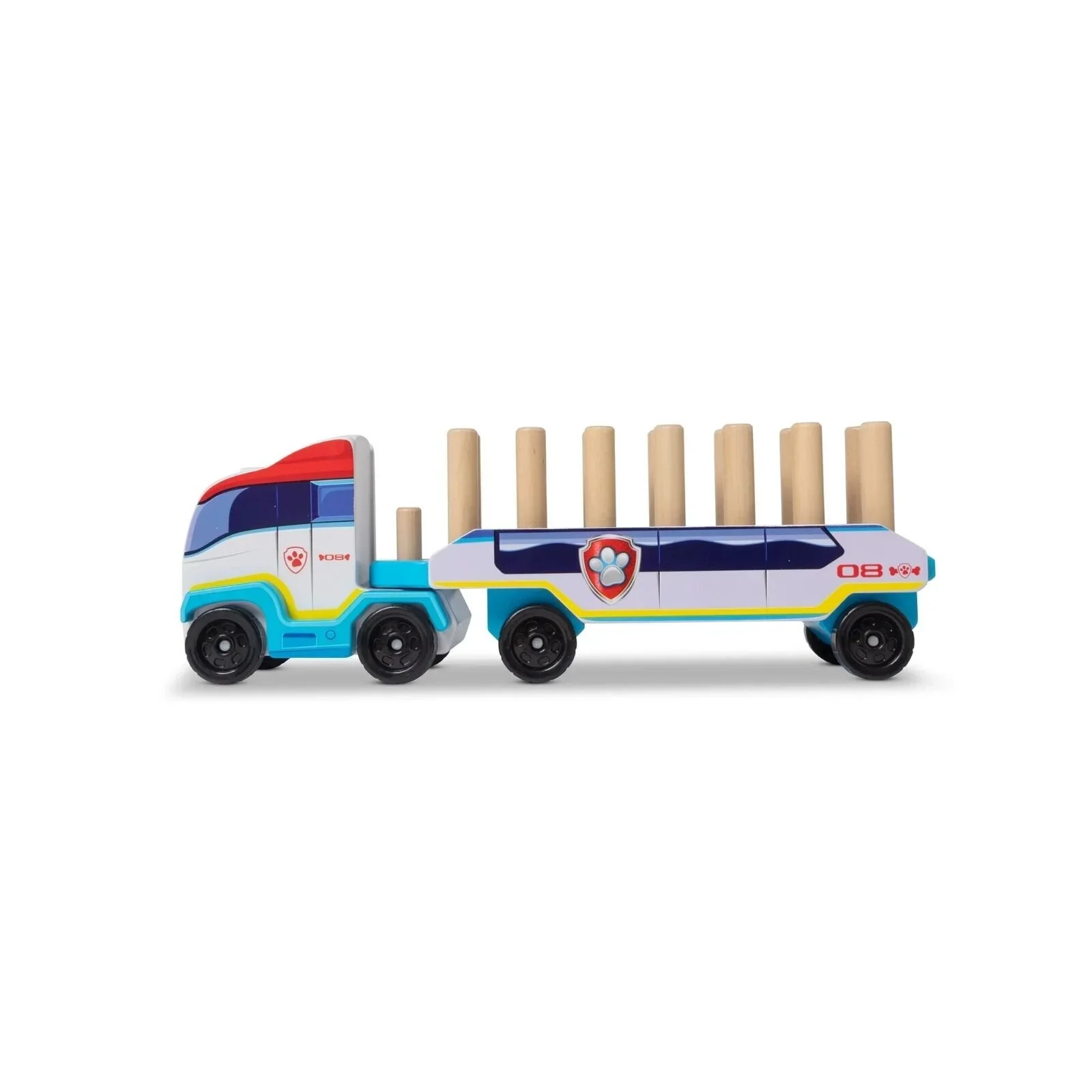 Melissa & Doug Paw Patrol ABC Block Truck - Image 4