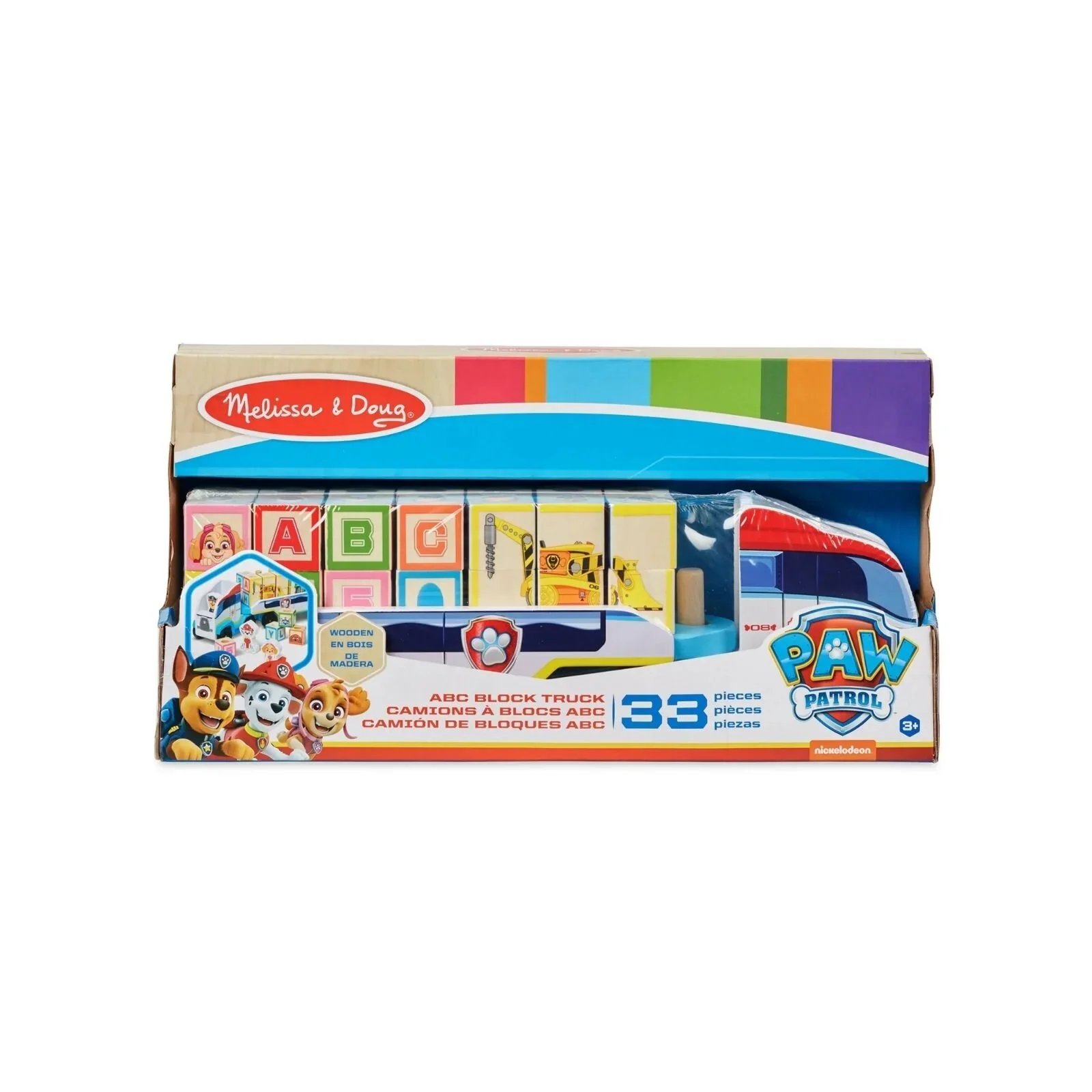 Melissa & Doug Paw Patrol ABC Block Truck - Image 9