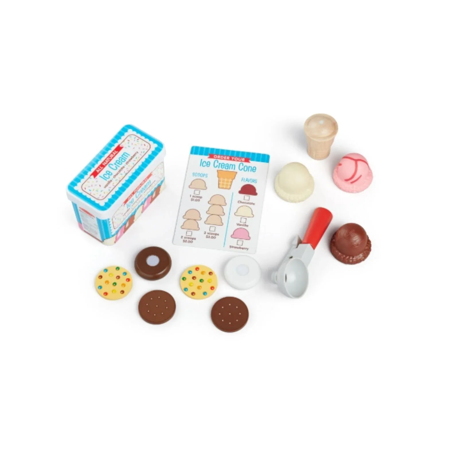 Melissa & Doug Scoop & Sandwiches Ice Cream Playset - Image 2