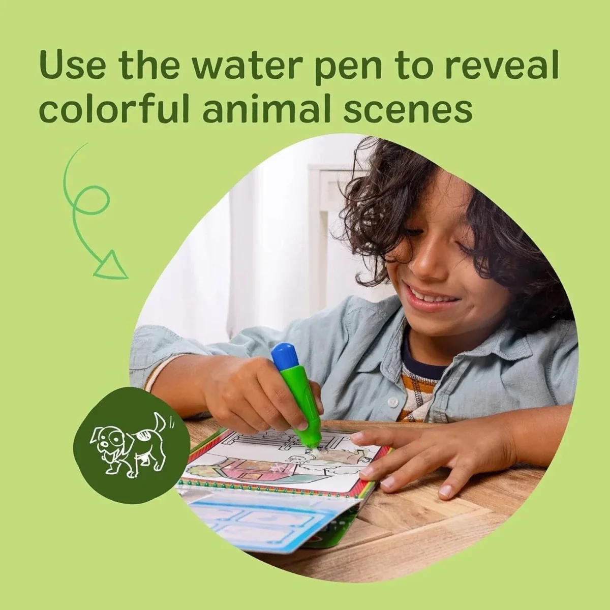 Melissa & Doug Water Wow Animals Coloring Book - Image 3