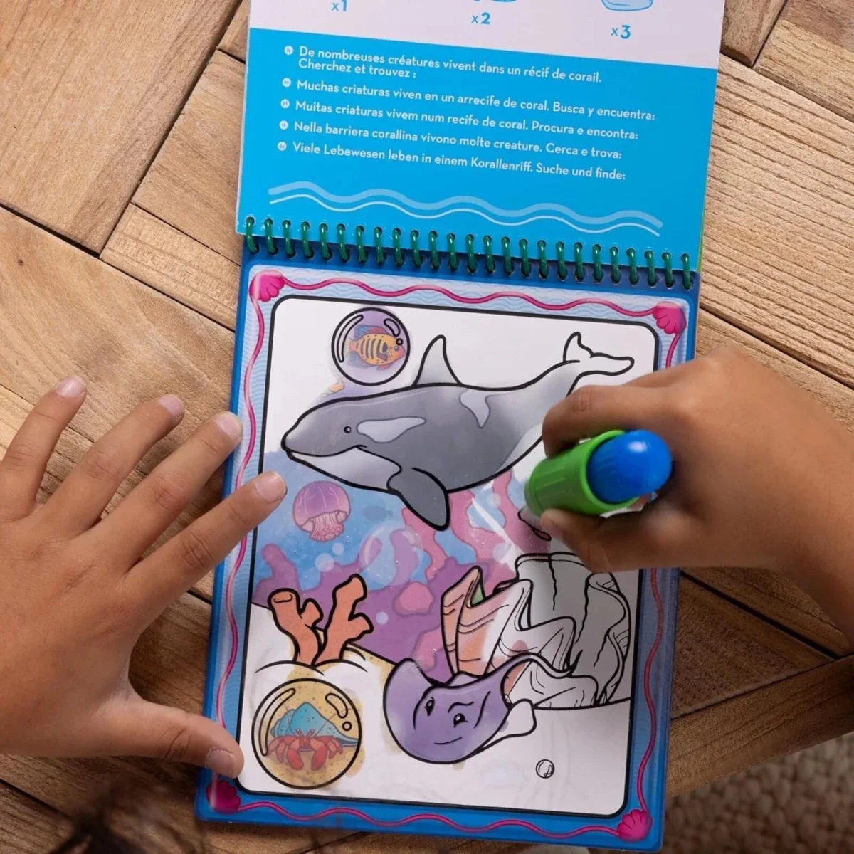Melissa & Doug Water Wow Animals Coloring Book - Image 4