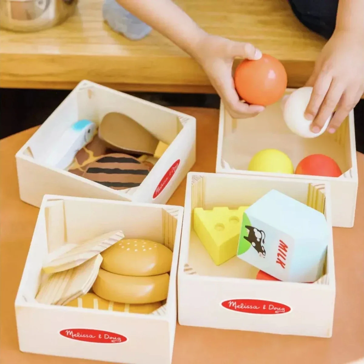 Melissa & Doug Wooden Food Set 21 pcs - Image 10