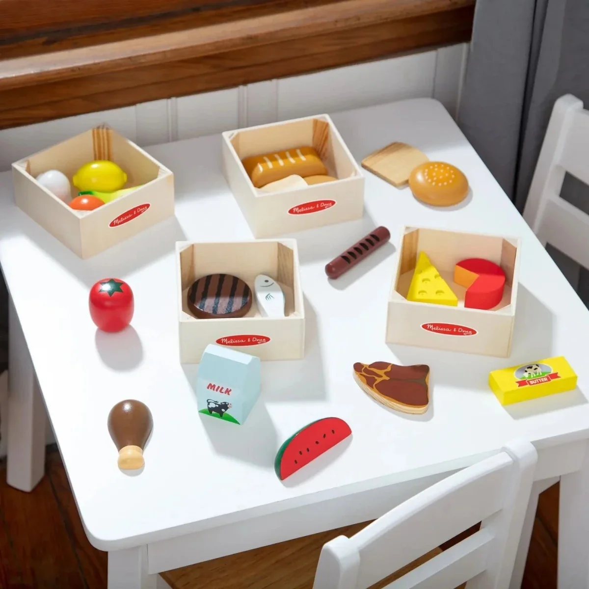 Melissa & Doug Wooden Food Set 21 pcs - Image 13