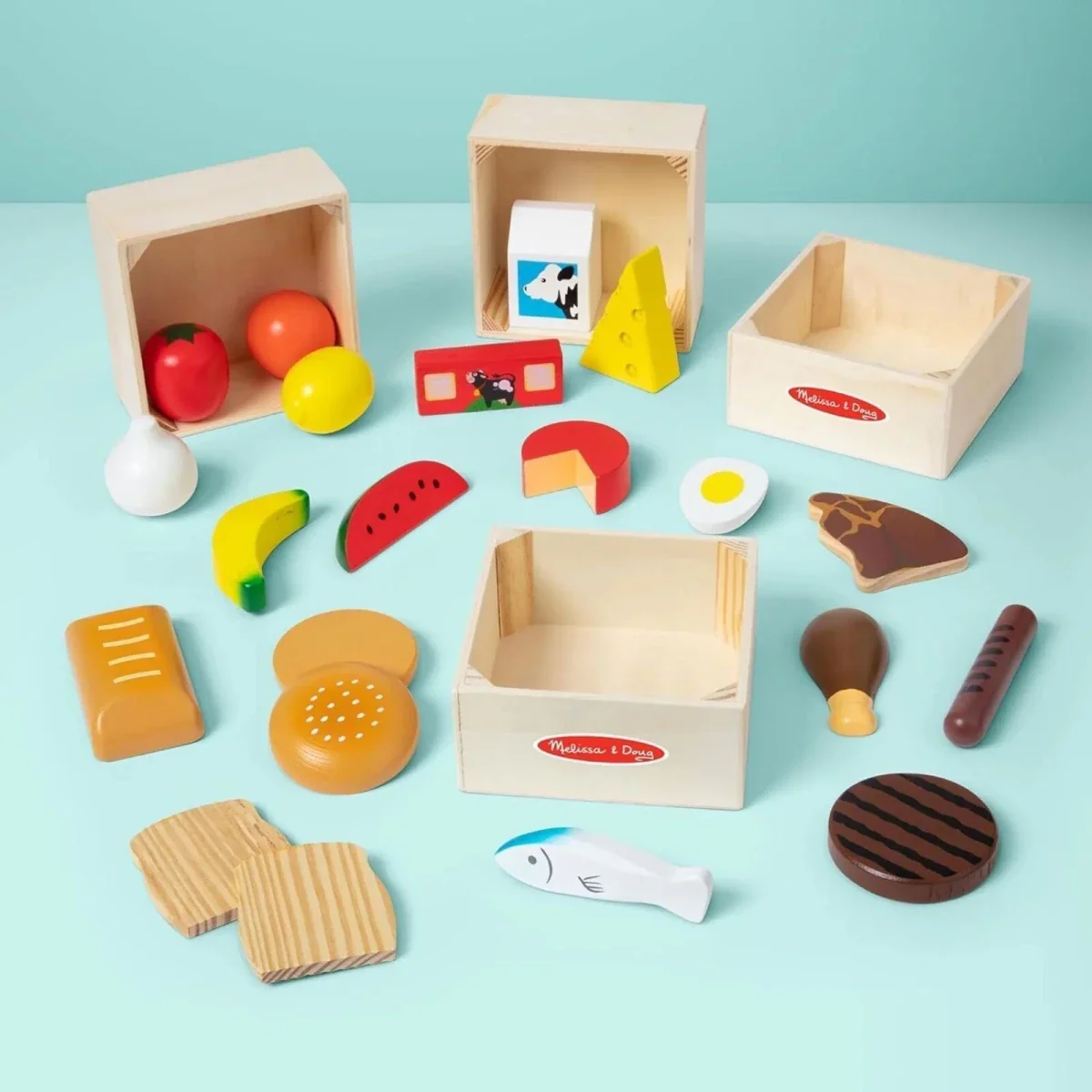 Melissa & Doug Wooden Food Set 21 pcs - Image 14