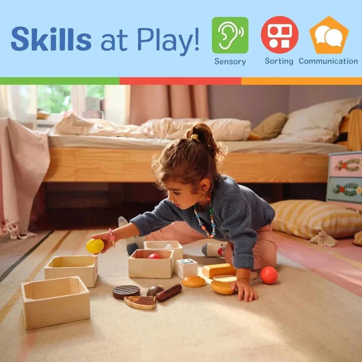 Melissa & Doug Wooden Food Set 21 pcs - Image 3