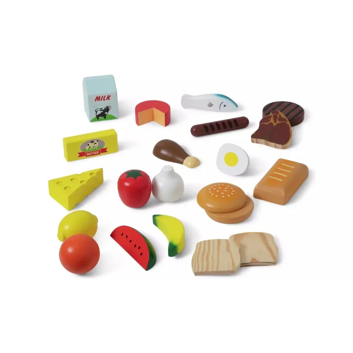 Melissa & Doug Wooden Food Set 21 pcs - Image 7