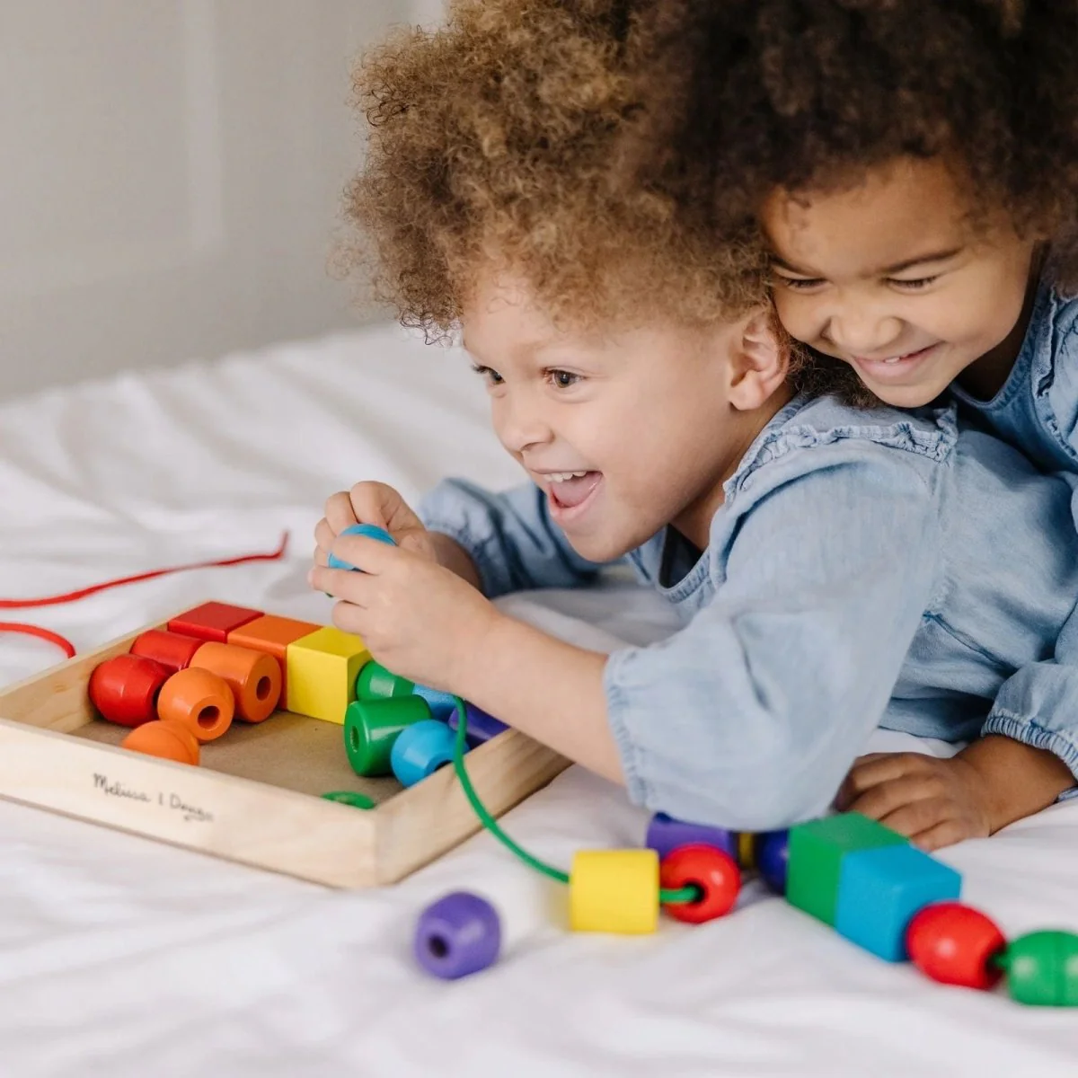 Melissa & Doug Wooden Jumbo Lacing Beads - Image 8