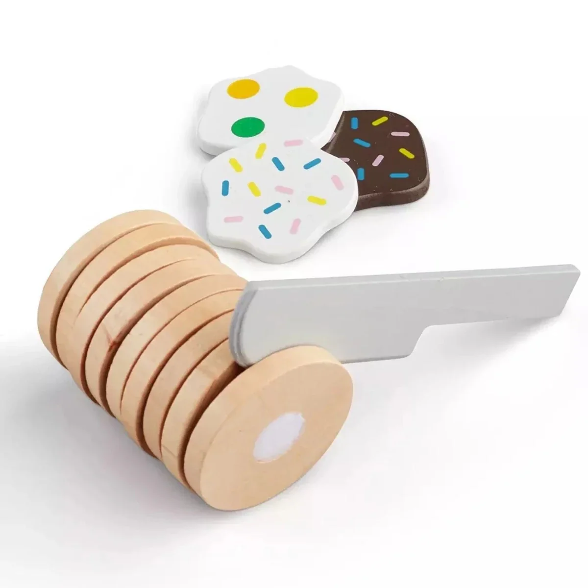 Melissa & Doug Wooden Slice & Bake Cookie Set - Image 3