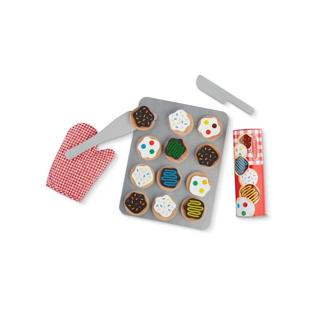 Melissa & Doug Wooden Slice & Bake Cookie Set - Image 4