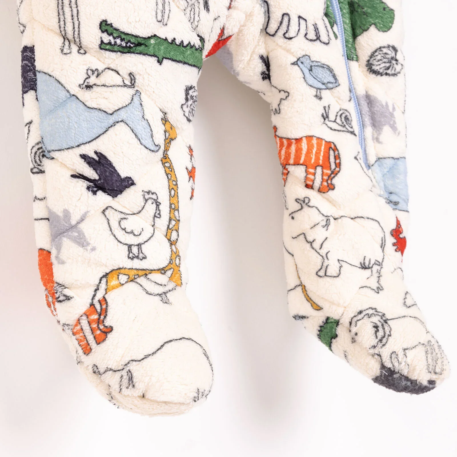 MidiMod Newborn Baby Boy Hooded-Footed Jumpsuit - Image 7