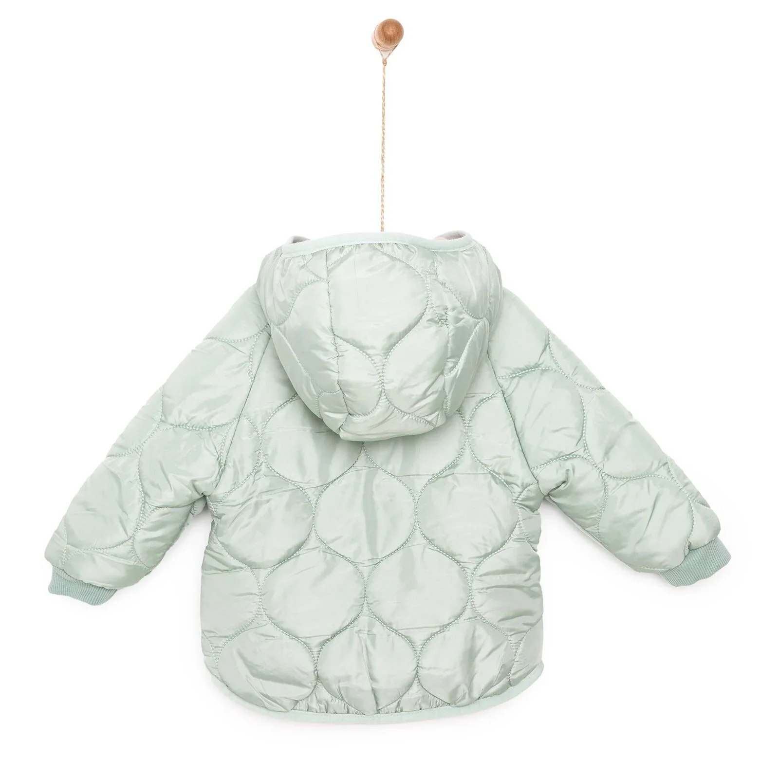 Midimod Basic Girl Quilted Coat - Multicolour - Image 2