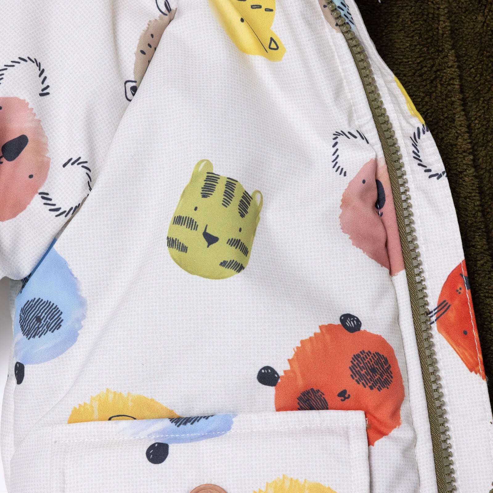 Midimod Coat - Ecru Printed - Image 7