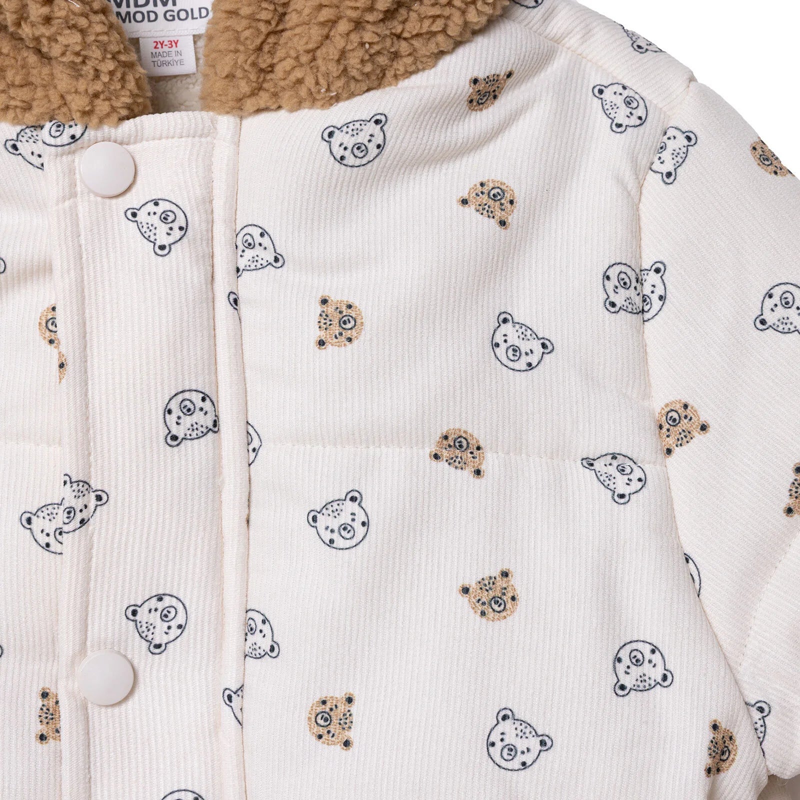 Midimod Coat - Ecru Printed - Image 4
