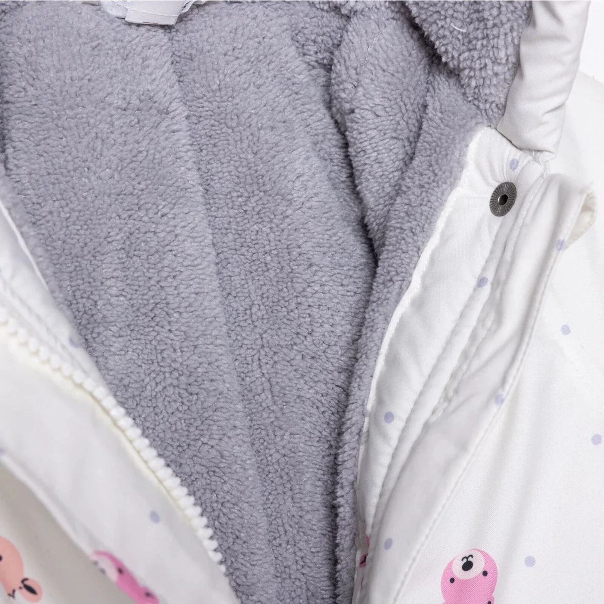 Midimod Coat - Ecru Printed - Image 8