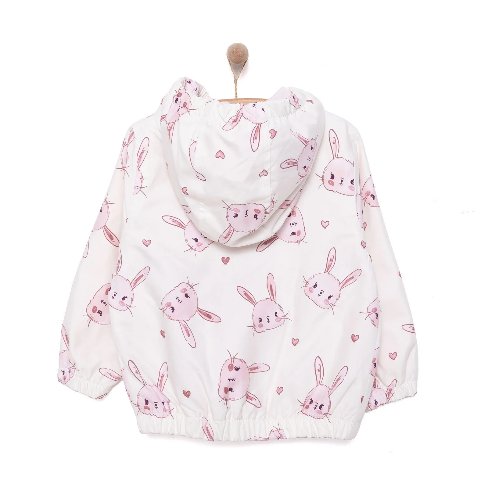 Midimod Girl Raincoat - Ecru - Image 11