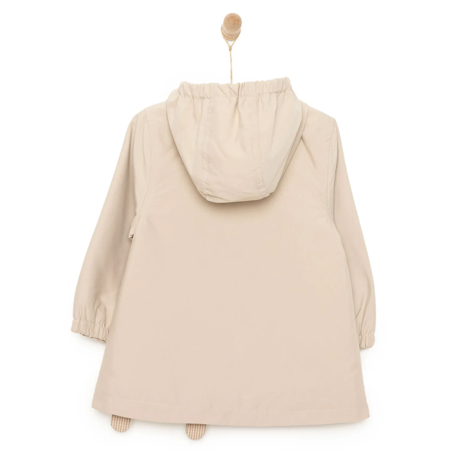 Midimod Girl Raincoat - Beige - Image 2