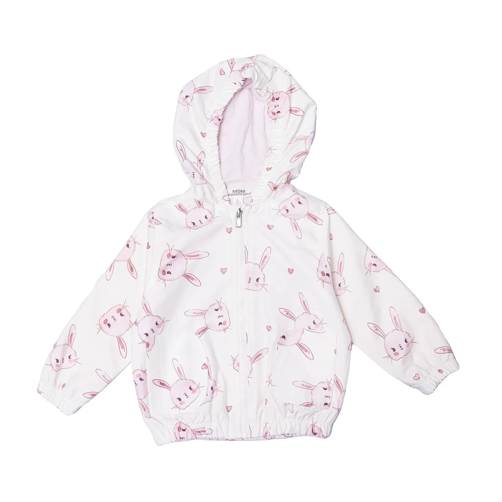 Midimod Girl Raincoat - Ecru - Image 2