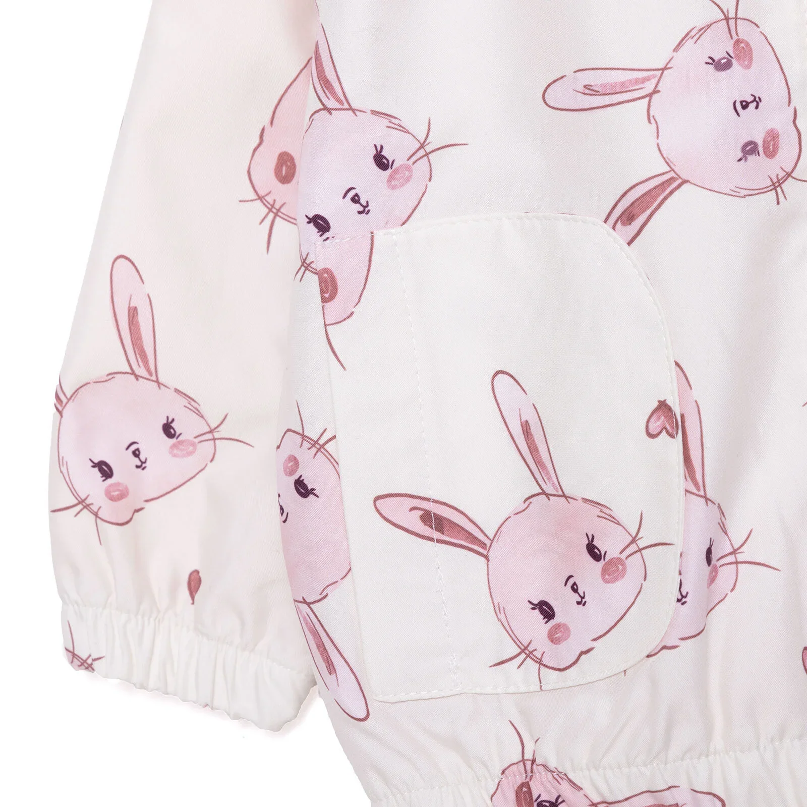 Midimod Girl Raincoat - Ecru - Image 5