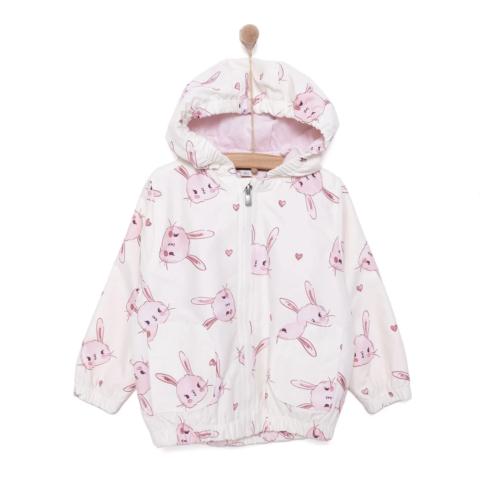 Midimod Girl Raincoat - Ecru - Image 9