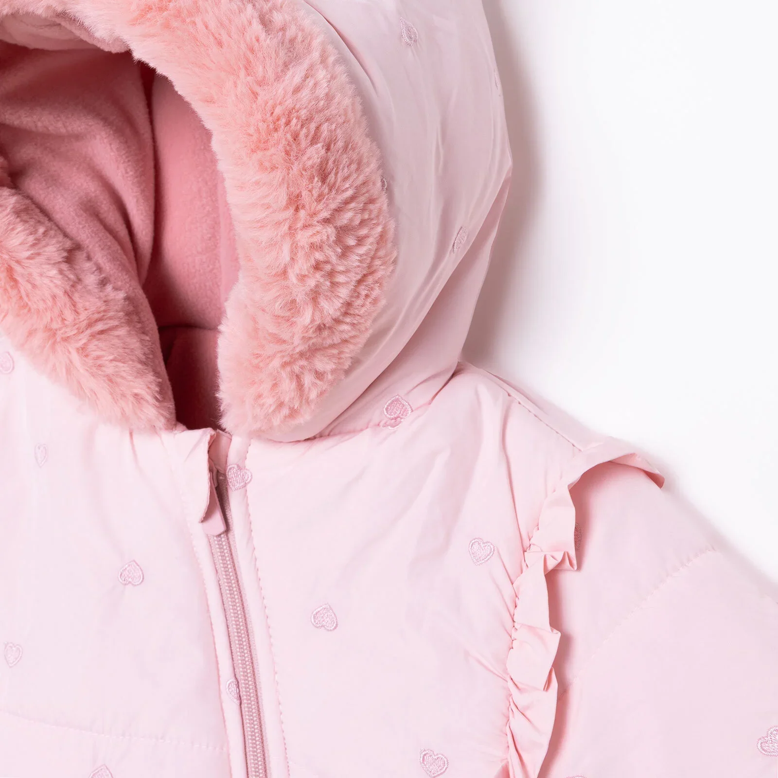 Midimod Girl Snowsuit - Light Pink - Image 4