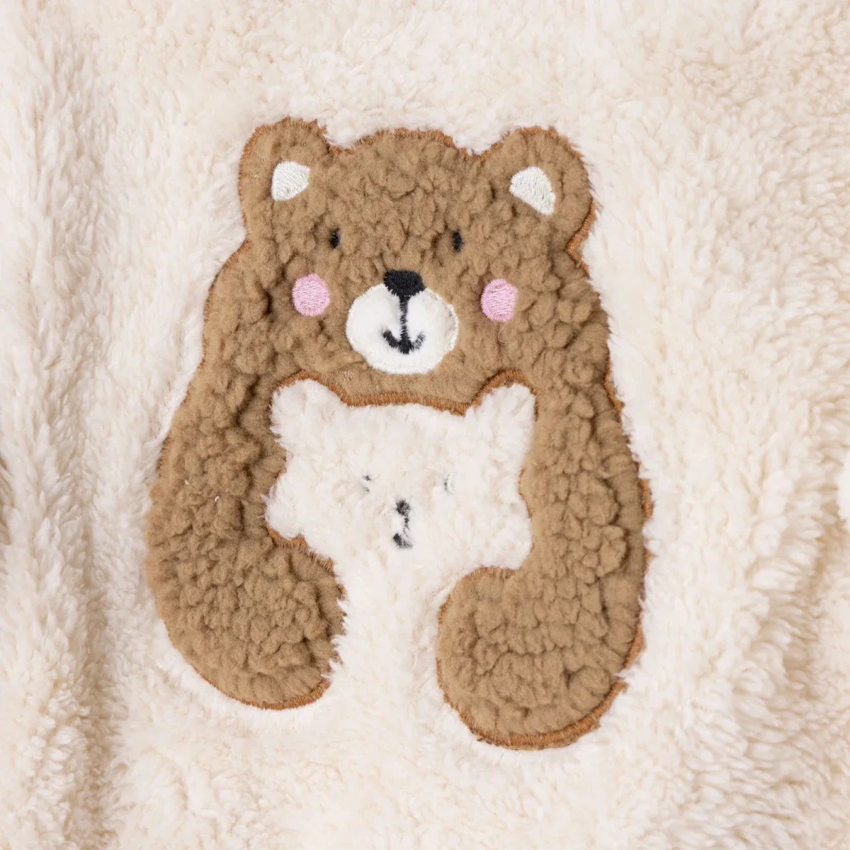 Midimod Newborn Sweatshirt-Footless Bottom - Ecru - Image 4