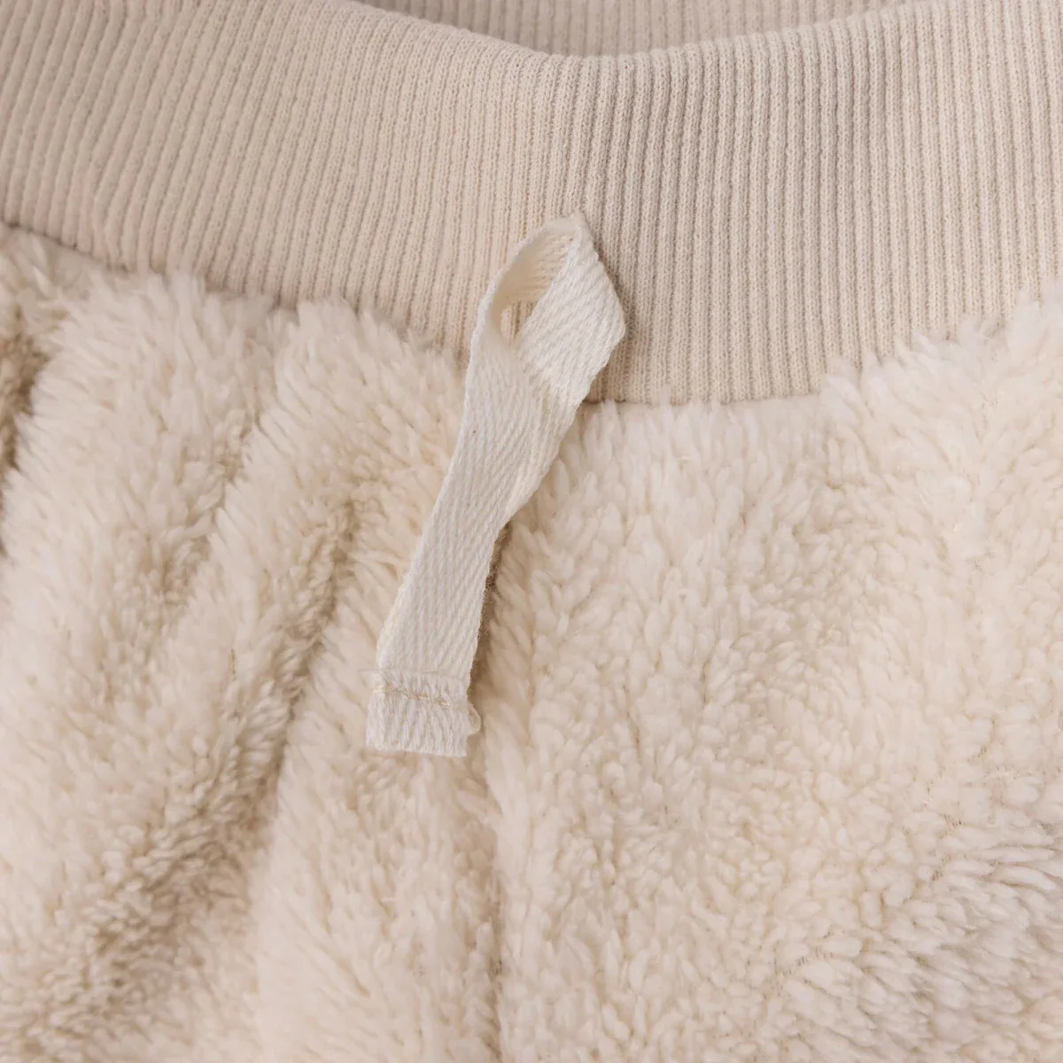 Midimod Newborn Sweatshirt-Footless Bottom - Ecru - Image 6