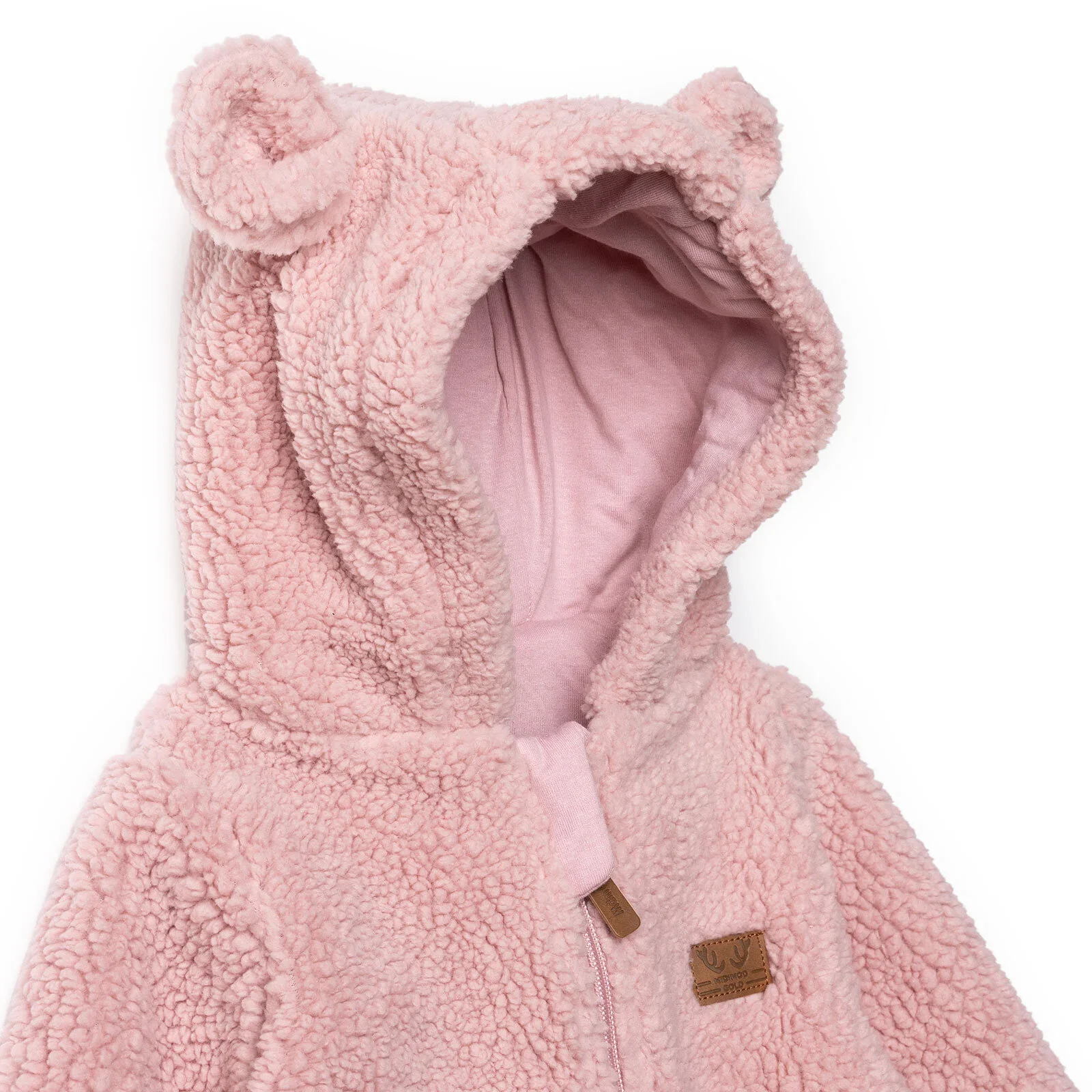 Midimod Newborn Welsoft Footed Jumpsuit - Pink - Image 3